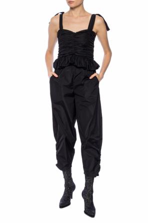 Crinkle-treated trousers, zdjęcie 2 Crinkle-treated trousers od See By Chloe
